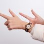 Couple Wood Watches Custom Gift to Women Delicate Timepieces Zebra Wood Strap