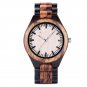 Couple Wood Watches Custom Gift to men Delicate Timepieces Zebra Wood Strap