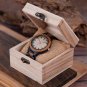 Couple Wood Watches Custom Gift to men Delicate Timepieces Zebra Wood Strap