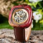 Automatic Chronograph Wooden Watch Original Automatic Movement Mechanical GT151 4A