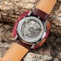 Automatic Chronograph Wooden Watch Original Automatic Movement Mechanical GT151 4A