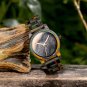Men Wood Watch Japanese Quartz Movement Engraved Custom Personalized GT130 1A