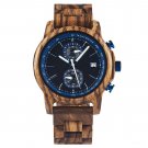 Wood Strap Watche Mens Luxury Vintage Quartz Wrist Bran GT159 3A Paper box