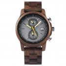 Wood Strap Watche Mens Luxury Vintage Quartz Wrist Bran GT159 4A Paper box