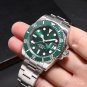 Automatic Mechanical green Watches Waterproof Movement Stainless Steel Sapphire Glass