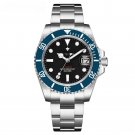 Automatic Mechanical blue Watches Waterproof Movement Stainless Steel Sapphire Glass