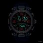 Digital Electronic Watch Dark blue for Men Waterproof Dual Time Shock Resistant Alarm