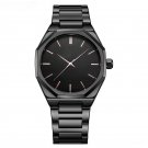 Fashion Mens Black Watches Business Quartz Original Stainless Steel