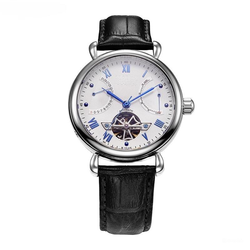 Automatic Mechanical Mens Watch Tourbillon Males Skeleton Quality 211145G01