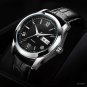 Luxury Mens Watch Black Mechanical Sapphire Glass Waterproof Automatic