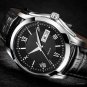 Luxury Mens Watch Black Mechanical Sapphire Glass Waterproof Automatic