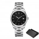 Design Luxury Automatic Black Watch Men Waterproof Stainless Steel Mechanical