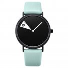 Hot Creative Women Watch Rotate Green Leather Band