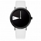 Hot Creative Women Watch Rotate White Leather Band