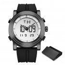 Digital Waterproof Watch Men Chronograph Black Watchband Geneva Quartz