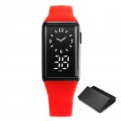 Fashion Outdoor Sports Digital Red Watch Men Multifunction Calender 5Bar Waterproof