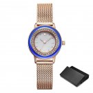 Original Womens Wrist watch rose golden Luxury Waterproof Stainless Steel Quartz 2024