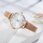 High Quality Fashion Womens rose gold Watches Luxury Diamond Elegant Bracelet