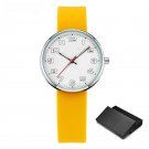 New Creative Design Womens Sports yellow Watches Waterproof Fashion Quartz Gifts
