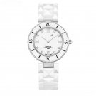 Top High Quality Women White Wacthes Original Caremic Strap Quartz Female Clock