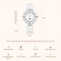 Top High Quality Women White Wacthes Original Caremic Strap Quartz Female Clock