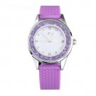 Fashion Womens Diamonds Silicone Wrist Watches Luxury Brand Geneva Quartz 11S9552L03
