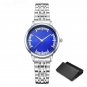 New Arrival Fashion Womans Blue Watches Top Luxury Stainless Steel Quartz Elegant