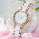 Elegant Fashion Watches Hot Sales Women Luxury Clock Golden Diamond Quartz