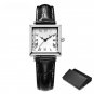Original Square Elegant Womens black Watches Fashion Ladies HM Style