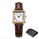 Original Square Elegant Womens brown Watches Fashion Ladies HM Style