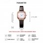 New Design Elegant Woman Clock Fashion Quartz Black Leather Strap Bracelet