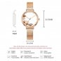 Fashion Design Ladies Waterproof Original Watches rose gold Quartz Top Brand Clock