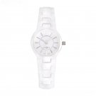 New Top White Ceramic Strap Woman Watches Luxury Stainless Quartz High Quality