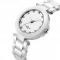 High Quality Womans Fashion Watches Real Ceramic White Diamond Quartz