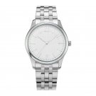 Fashion Quartz White Watches Stainless Steel Strap Waterproof Couple 11S9833G01