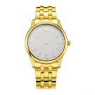Fashion Quartz Gold Watches Stainless Steel Strap Waterproof Couple 11S9833G02