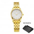 Women Quartz Gold Watches Stainless Steel Strap Waterproof Couple 11S9833L02