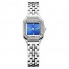 Silver Watch Women Steel Bracelet Clock Quartz
