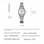 Fashion Elegant Womans Silver Watches Casual Quartz Geneva Design Clock