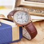 Top Luxury Orginal Mans Brown Watches Design Quartz Stainless Steel Business