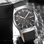 Men Mechanical Black Wristwatch Sapphire Automatic Waterproof Stainless Steel