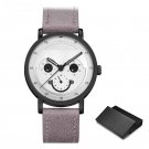 Monkey Face Mens Watches Quartz Leather Strap 40.5mm Dial Waterproof 11S9805G02