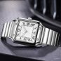 New Arrival Mens Silver Watches Top Luxury Stainless Steel Luminous Hand Quartz