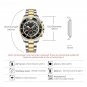 Business Mens Watch 43mm Dial Plate Stainless Steel Strap Calendar Date 11S9863G03