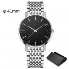 Fashion Casual Ultrathin Stainless Steel Man Watch Watchbrand Quartz 211220G01