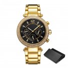 Top Luxury Fashion Diamond Mens Watches Golden Calender Gift Quartz Clock Top Luxury Fashion Diamond Mens Watches Golden Calender Gift Quartz Clock