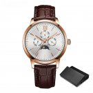 Top Brand Original Mens Watches rosegold silver Fashion Function Calender Quartz