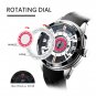 2022 Creative Car Dashboard Mens Black Watches Luxury 100% Stainless Steel Sports