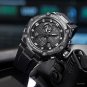 Digital Men black Watch Military LED Quartz Clock Sports Big Best Gift