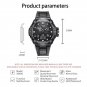 Digital Men black Watch Military LED Quartz Clock Sports Big Best Gift
